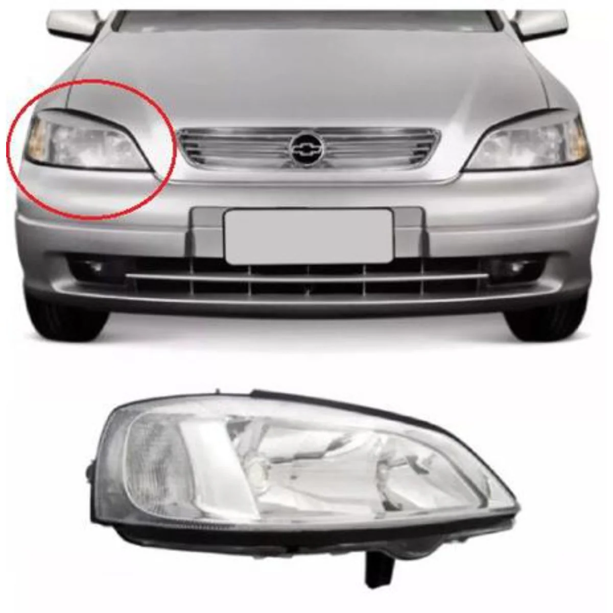 FAROL GM ASTRA 1999/02 DIR - 052316 052316  101444