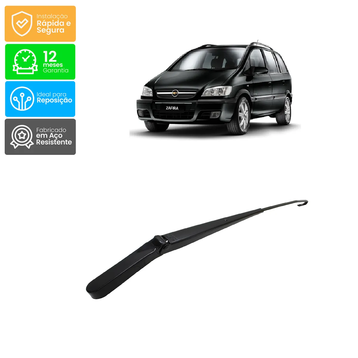 BRACO LIMPADOR GM ZAFIRA 2000/12 DIR - GR907D GR907D  102392