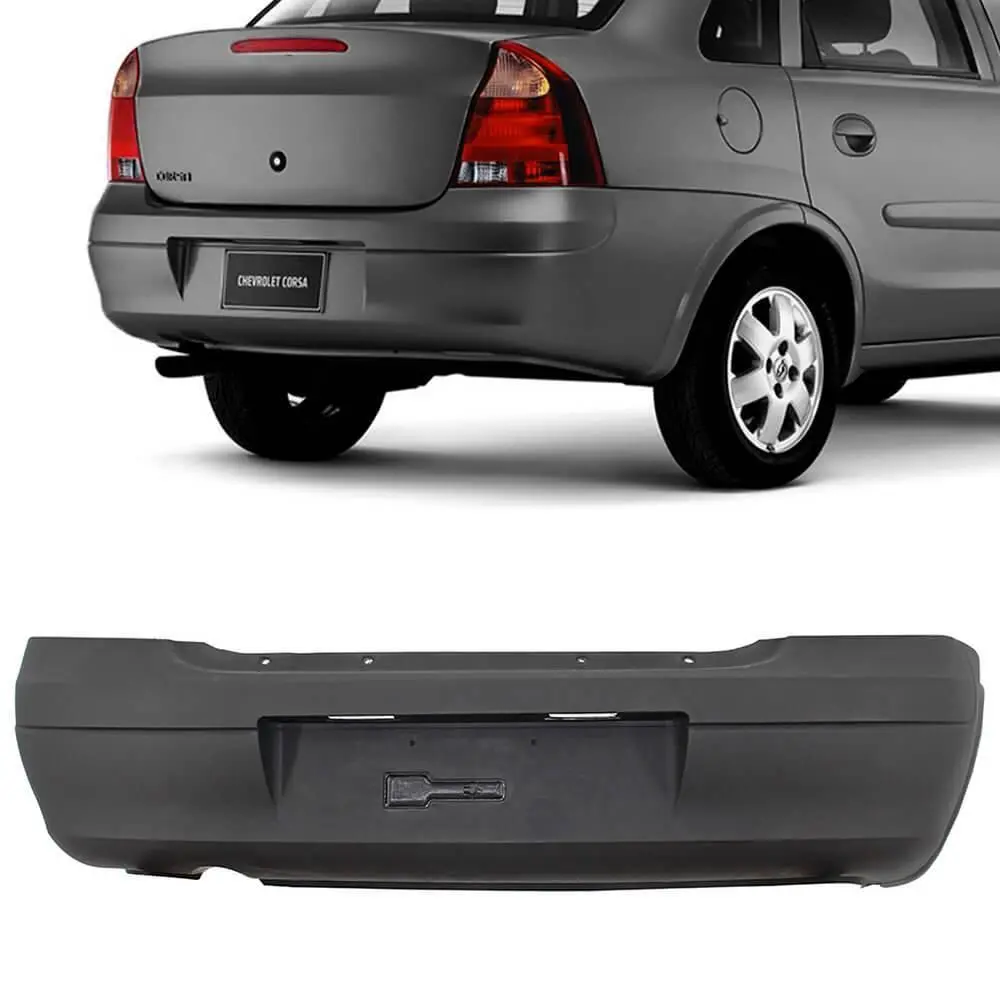 PARACHOQUE TRAS GM CORSA SEDAN 03/12 PRETO LISO - DTS1747-I DTS1747-I  104635