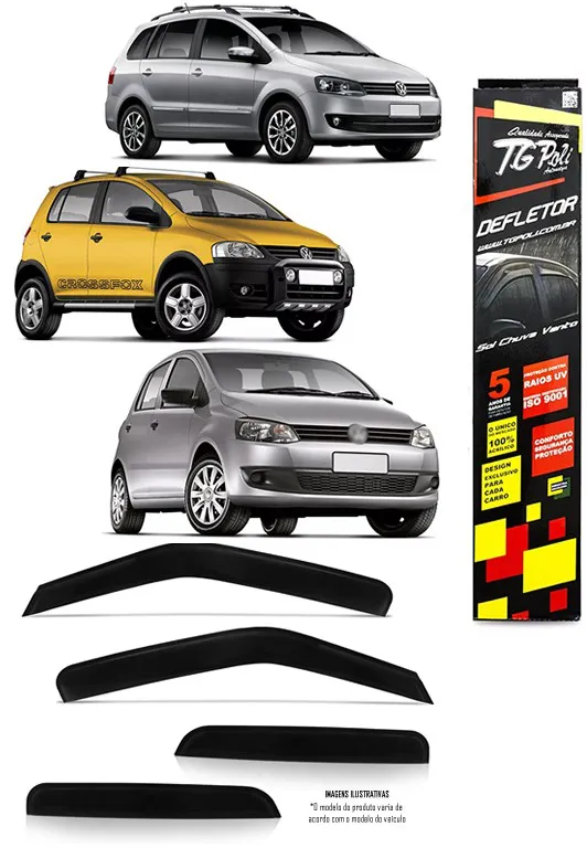 CALHA CHUVA VW FOX/CROSSFOX 2004/14 2PORTAS - 22.008 22.008  105462
