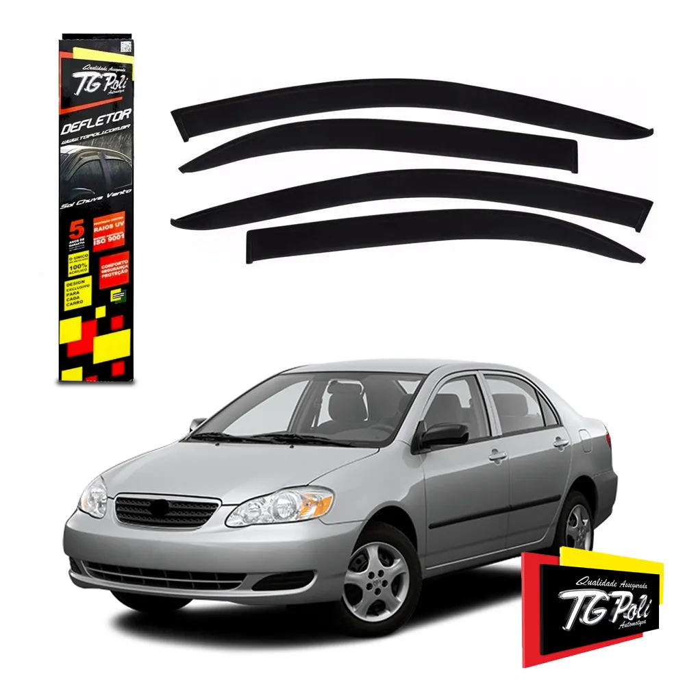 CALHA CHUVA TOYOTA COROLLA SEDAN 2003/07 4PORTAS - 27.001 27.001  106038