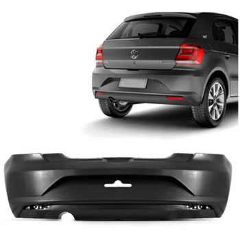 PARACHOQUE TRAS VW GOL G7 16/19 G8 19/ PTO LISO S/FUR DE REFL - DTS6638 DTS6638  107917