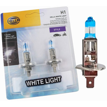 LÂMPADA H1 12V 55W SUPER BRANCA HELLA - H1 WL H1 WL  108127