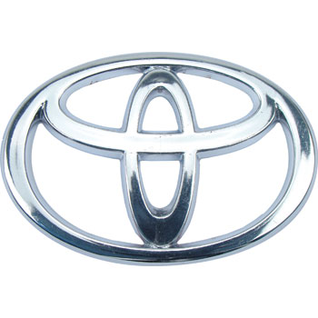 EMBLEMA MALA TOYOTA 2003/08 CROMADO - R10909 R10909  110117