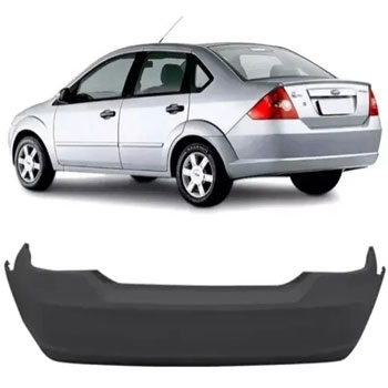 PARACHOQUE TRAS FD FIESTA SEDAN 2003/10 PRETO LISO - 32096 32096  111764