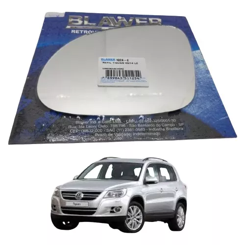 REFIL ESPELHO VW TIGUAN 09/14 ESQ - R1024-E R1024-E  112216