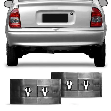 SUPORTE GUIA DE PARA-CHOQUE TRAS GM CORSA SEDAN 1994/2002 DIR - EK.1140 EK.1140  112806