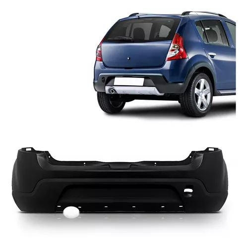 PARACHOQUE TRAS RENAULT SANDERO 08/14 PRETO LISO PARCIAL - DTS4108 DTS4108  113173