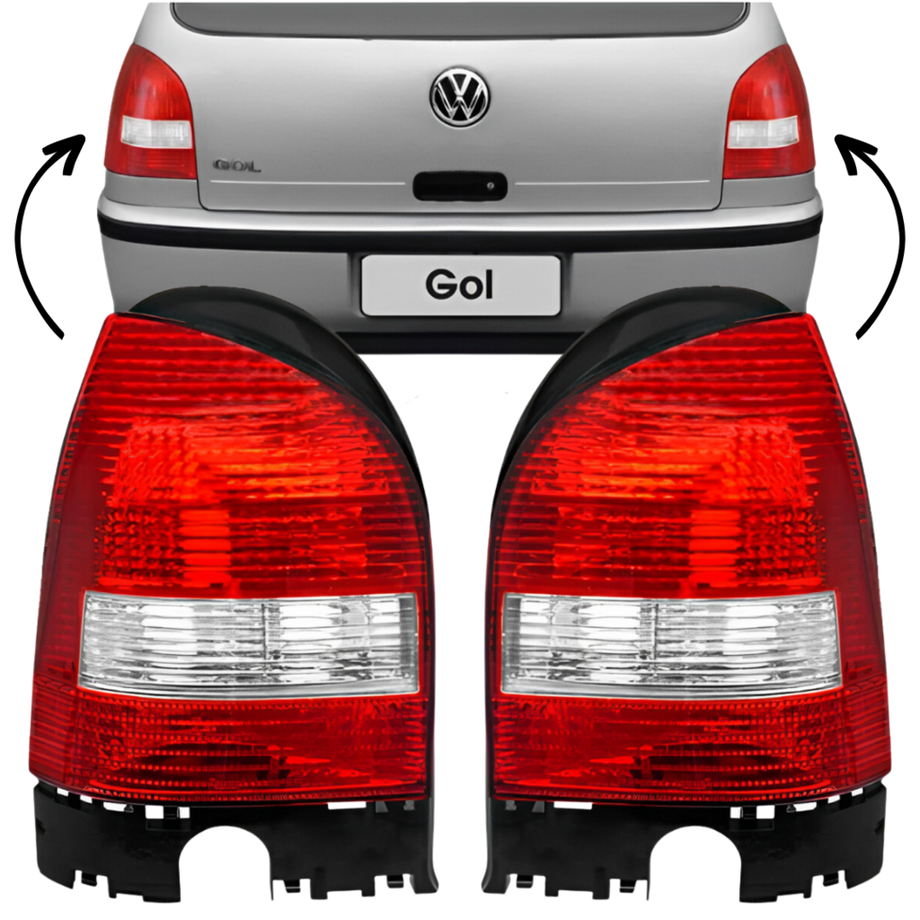 LANTERNA TRAS VW GOL GIV C/ABA PRETA ESQ - HT6524475 HT6524475  114148
