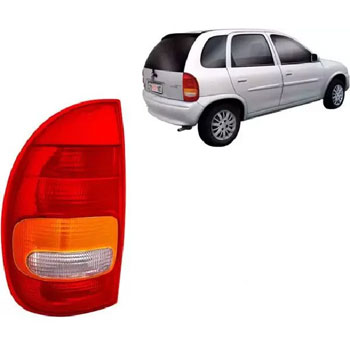 LANTERNA TRAS GM CORSA 5P 95/ TRICOLOR ESQ - HT6859811 HT6859811  114164