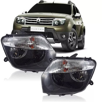 FAROL RANAULT DUSTER 2010/14 MASCARA NEGRA DIR - 038887 038887  114775