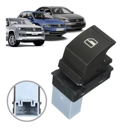 INTERRUPTOR VIDRO ELETRICO VW AMAROK/TIGUAN/TOUAREG/JETTA/PASSAT SIMPLES DIR - VW1058 VW1058  115353