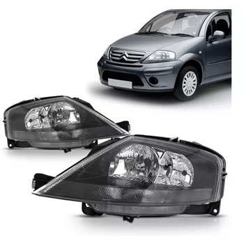 FAROL CITROEN C3 2004/ ELETRICO MASC NEGRA DIR - CIT0126-LDX CIT0126-LDX  115396