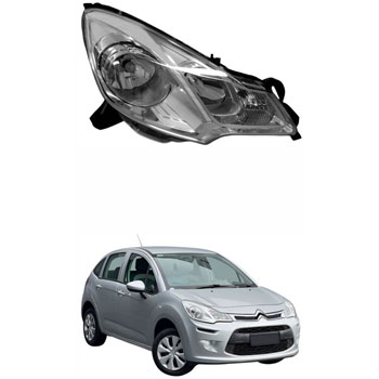 FAROL CITROEN C3 2013/18 CROM MANUAL DIR - CIT0163X CIT0163X  115416