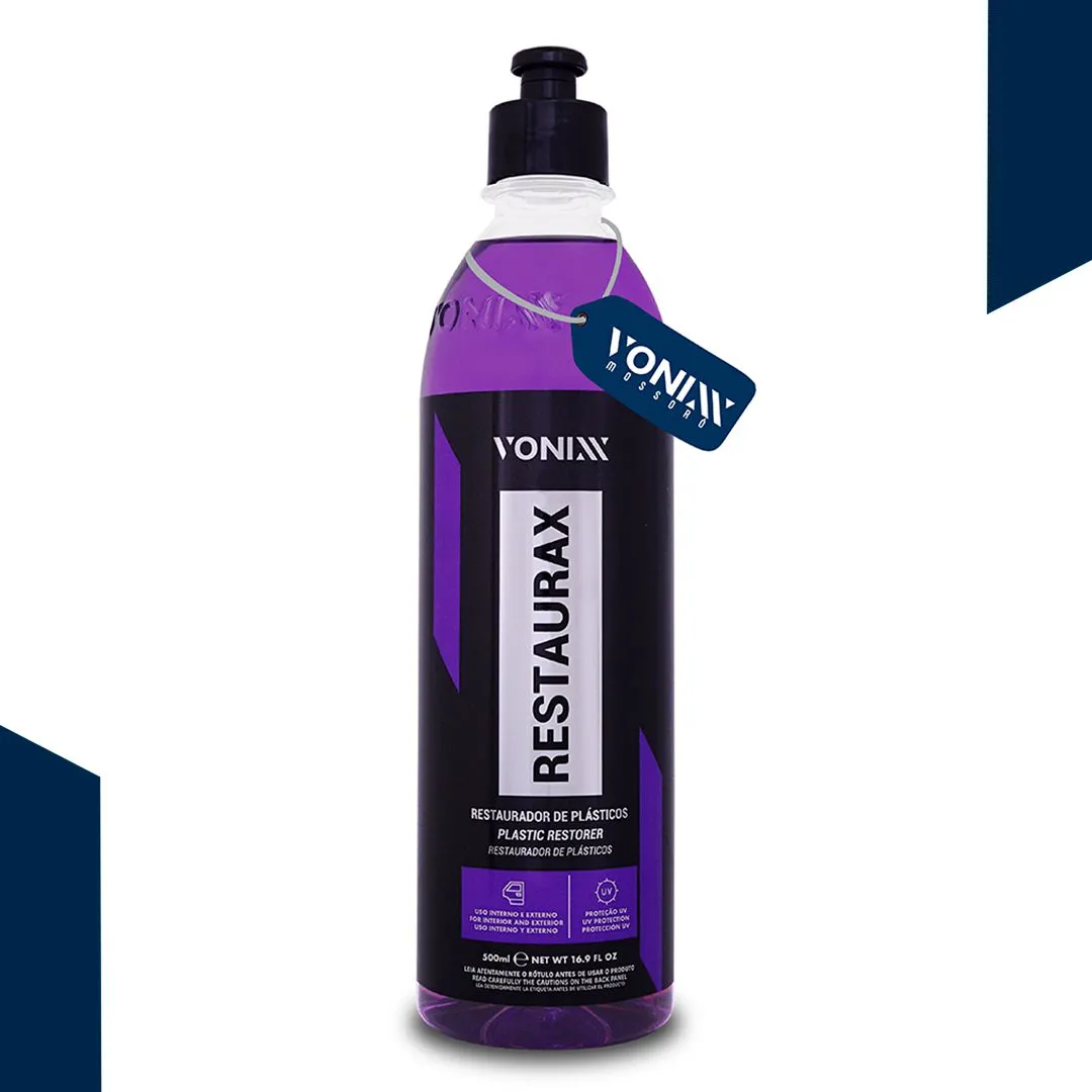RESTAURAX 500ML (RENOVA E RESTAURA PARTES PLASTICAS PARACHOQUE, FORRACOES) - 2009015 2009015  115773