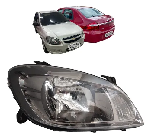 FAROL GM CELTA/PRISMA 2007/12 MASC CINZA DIR - 938MCSL-CINZA 938MCSL-CINZA  116739
