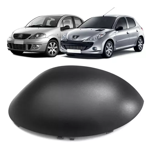 CAPA ESPELHO PRETA PEUGEOT 206/207 PICASSO/C3 S/PISCA DIR - W69020 W69020  117161
