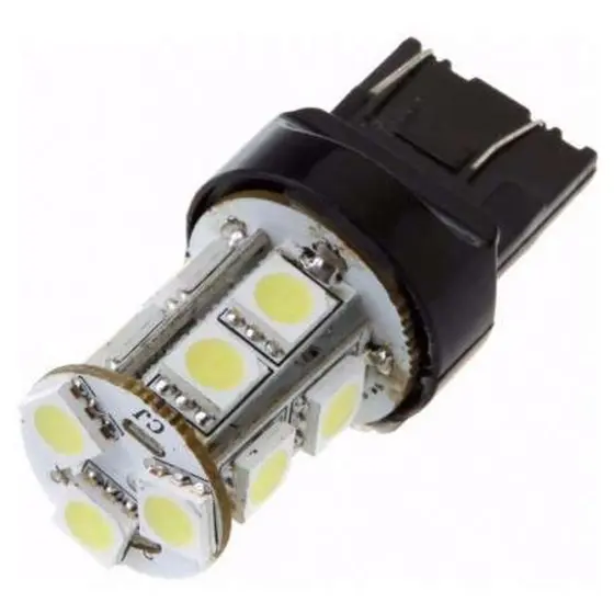 LED LAMPADA T20 (1141 SEM BASE METALICA) 1 POLO 13 LED 5050 SMD BRANCO 12V, - LED12065SMD13-T20 LED12065SMD13-T20  117431