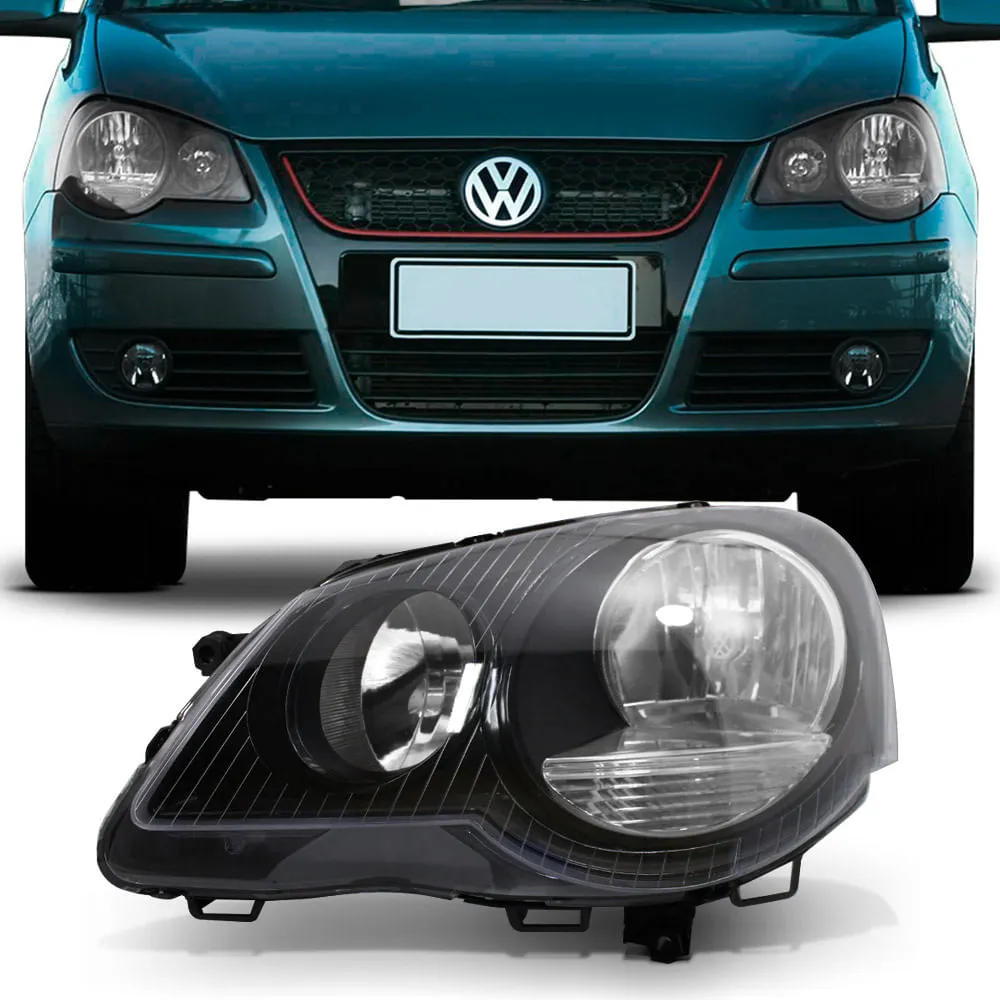 FAROL VW POLO 2007/14 MANUAL MASC NEGRA DIR - RF21950 RF21950  118082