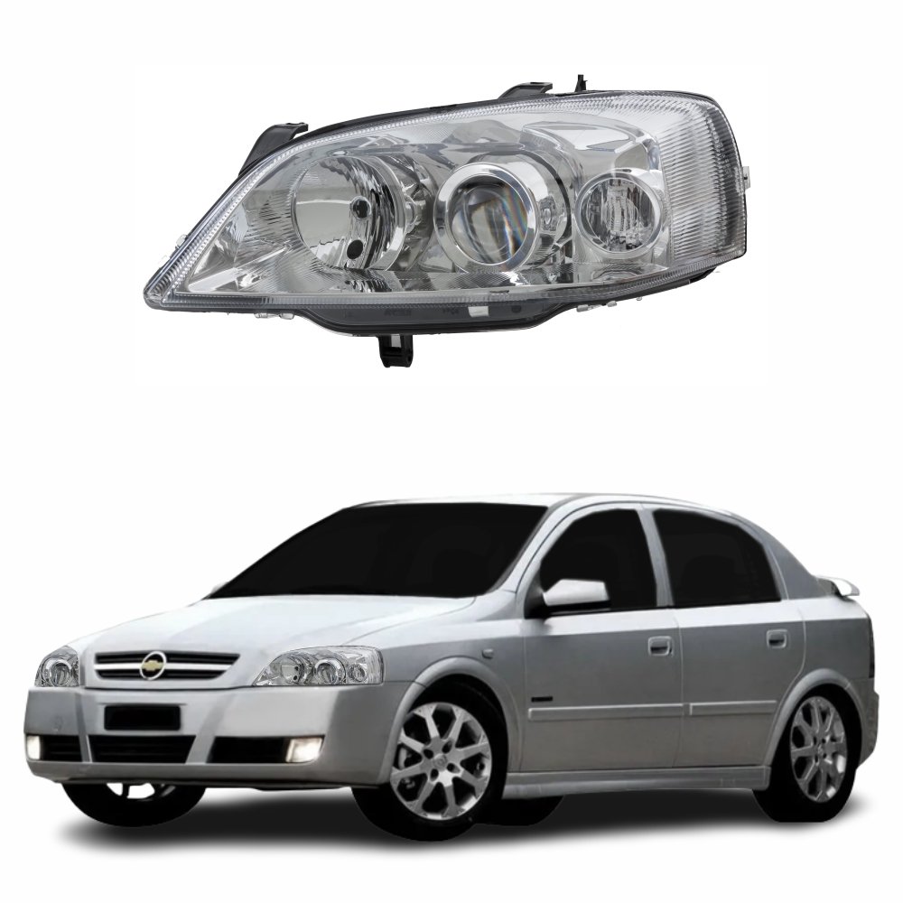 FAROL GM ASTRA 2003/ CROMADO ESQ - ZN1414297 ZN1414297  118186