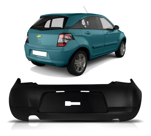 PARACHOQUE TRAS GM AGILE 2009/13 PRETO LISO - DTS1699 DTS1699  118628