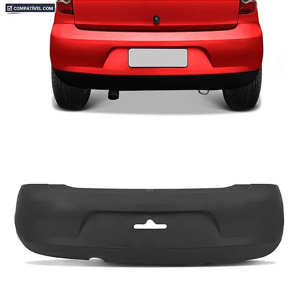 PARACHOQUE TRAS VW FOX 03/10 PRETO LISO - 10.VW.0450 10.VW.0450  119054