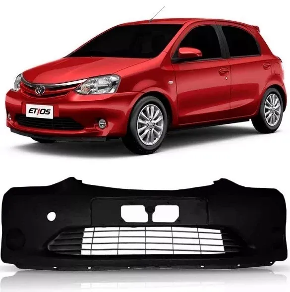 PARACHOQUE DIANT TOYOTA ETIOS 12/16 PRETO LISO C/ GRADE INF., S/ FURO P/ MILHA E C/ TAMPA REBOQUE - 10.TT.0811 10.TT.0811  119057