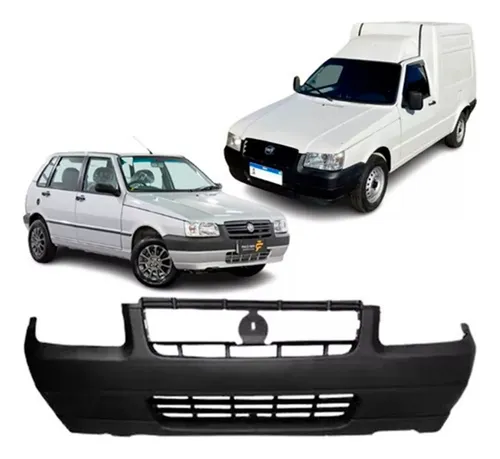 PARACHOQUE DIANT FT UNO 06/08 FIORINO 06/13 PRETO TEXT. (P/GRADE LARGA) - 10.FT.0073 10.FT.0073  119058