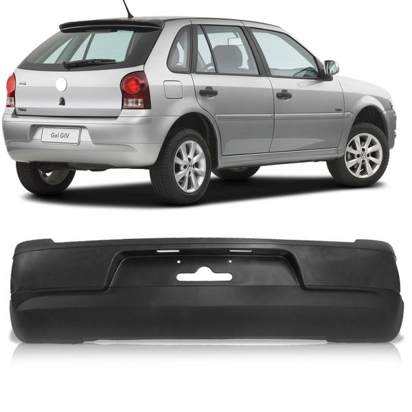 PARACHOQUE TRAS VW GOL G4 05/13 PRETO TEXT. - 10.VW.0024 10.VW.0024  119063