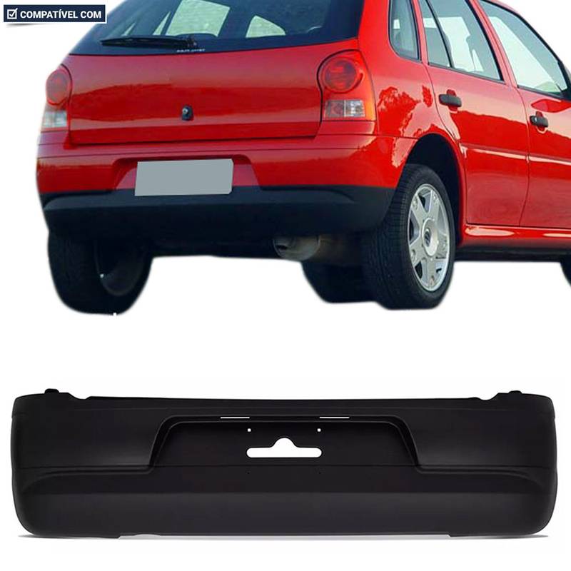 PARACHOQUE TRAS VW GOL G4 05/13 PRETO LISO S/ FURO - 10.VW.0668 10.VW.0668  119084