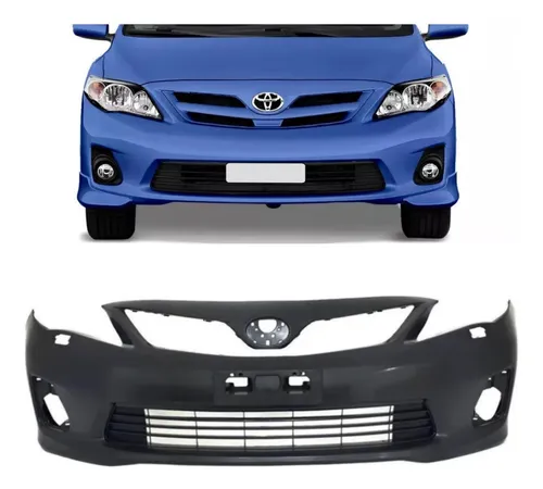 PARACHOQUE DIANT TOYOTA COROLLA 12/14 PRETO LISO C/ RESSALTO DE PLACA C/ FURO E S/GRADE INFERIOR - 10.TT.0973 10.TT.0973  119366