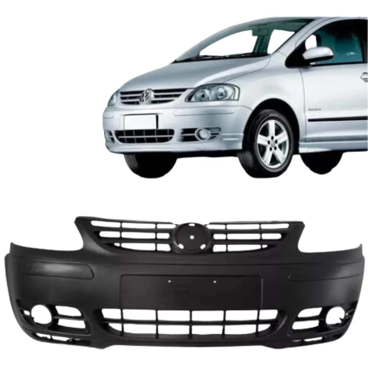 PARACHOQUE DIANT VW FOX 03/07 PRIMER PARCIAL C/ FURO - 10.VW.0689 10.VW.0689  119378