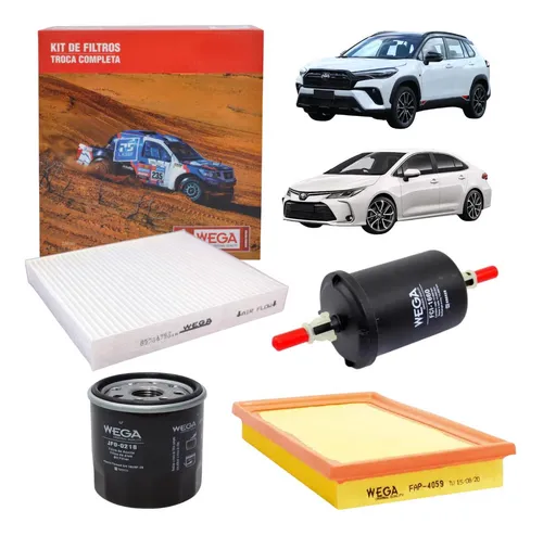 KIT DE FILTRO TOYOTA COROLLA ALTIS CROSS 2.0 2019/ - WKL283 WKL283  119703