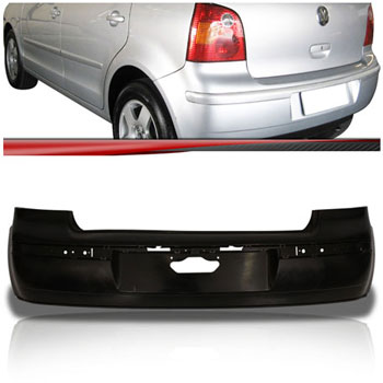 PARACHOQUE TRAS VW POLO 2003/2011 HATCH LISO - DTS6124 DTS6124  47776