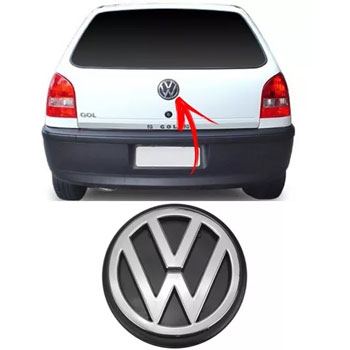 EMBLEMA TAMPA TRAS VW GOL G3/G4 2000 - W5188 W5188  48413