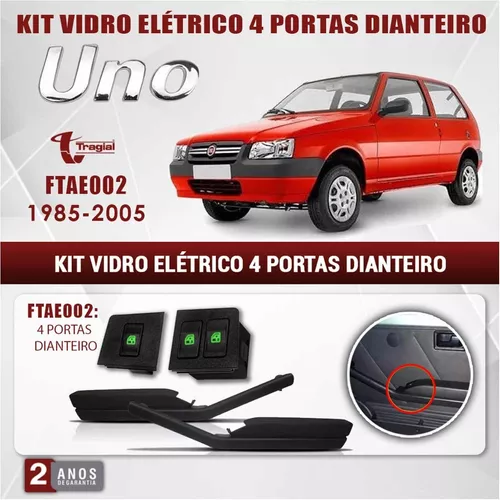 VIDRO ELET.FT UNO/PREMIO/FIORINO 85/11 4P DIANT - PAKVFTAE002 PAKVFTAE002  48541